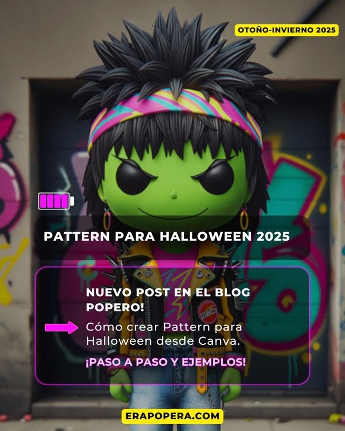 Cómo crear tus propios Pattern para Halloween (desde Canva)