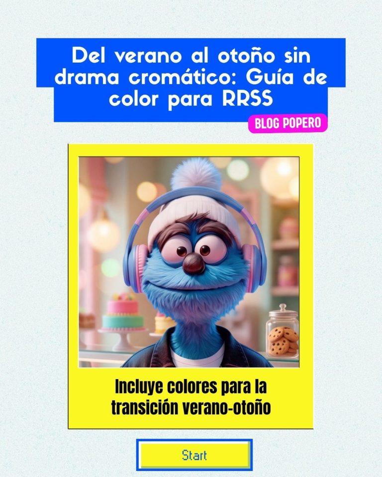 Del verano al otoño sin drama cromático: Guía de color para RRSS