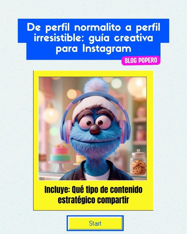 De perfil normalito a perfil irresistible: guía creativa para Instagram